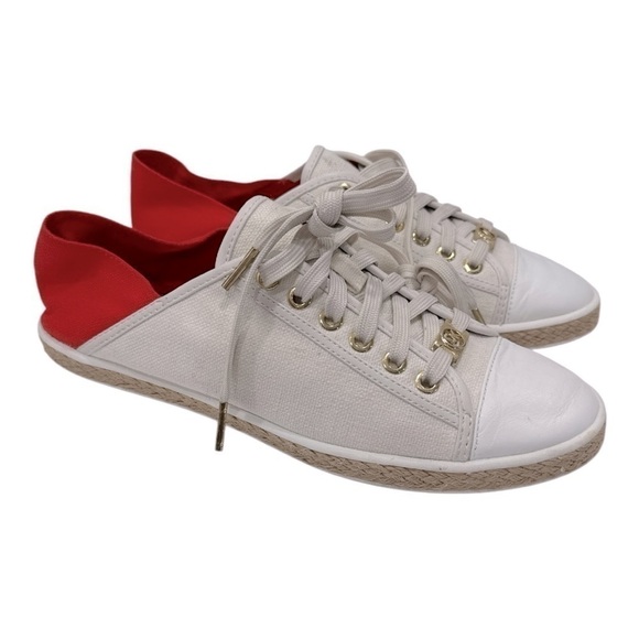Michael Kors
Lace Up Sneakers - Kristy Slide Cream Red size 8.5 M - Picture 9 of 11